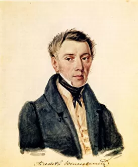 Decemberist Gallery: Portrait of Decembrist Alexander Yushnevsky (1786-1844), 1839