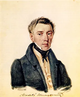 Decemberist Gallery: Portrait of Decembrist Alexander Yushnevsky (1786-1844), 1839