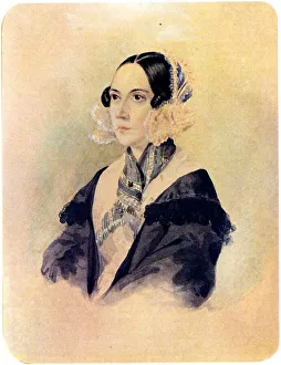 Exil Prints: Portrait of Decembrist Baroness Anna von Rosen (1797-1883)