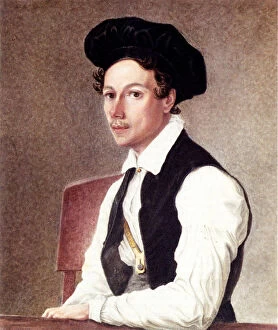 Decemberist Gallery: Portrait of Decembrist Mikhail Alexandrovich Bestuzhev (1800-1871), 1837-1839