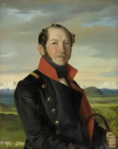 1840s Prints: Portrait of the Decembrist N.I. Lorer, 1841. Creator: Robert Schwede