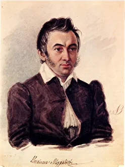 Decemberist Gallery: Portrait of the Decembrist Nikita Muravyov (1797-1843), 1836