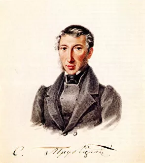 Decemberist Gallery: Portrait of Decembrist Prince Sergei Petrovich Trubetskoy (1790-1860), 1839