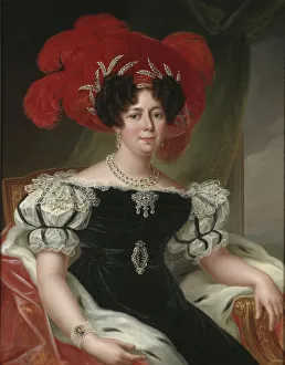 Fredric 1782 1862 Prints: Portrait of Desideria (1777-1860), Queen of Sweden and Norway, 1830