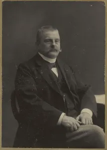 Hamburg Prints: Portrait of Detlev von Liliencron (1844-1909)