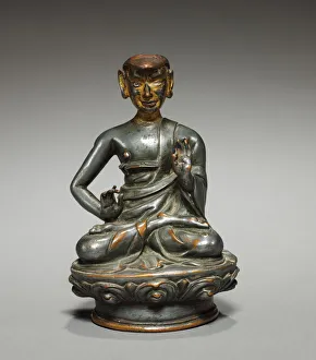 Portrait of Dharmakirti, c. 1400s-1500s. Creator: Unknown