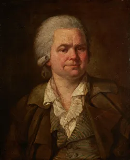 Open Collar Prints: Portrait d'homme, 1783. Creator: Jacques Francois Momal