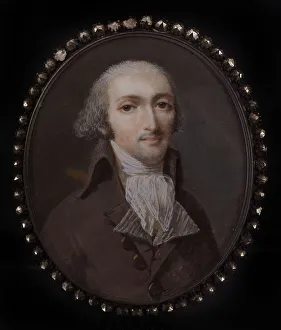 Powdered Prints: Portrait d'homme, c1790 - 1792. Creator: Ecole Francaise
