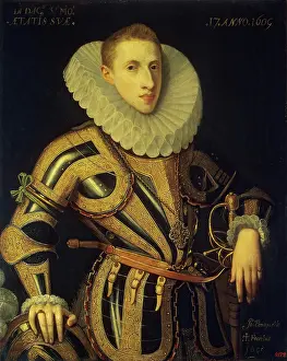 Juan Prints: Portrait of Diego de Villamayor, 1605. Creator: Juan Pantoja de la Cruz