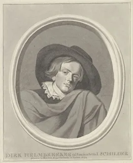 Noorde Cornelis Van Prints: Portrait of Dirck Helmbreeker, 1700-1750. Creator: Cornelis van Noorde