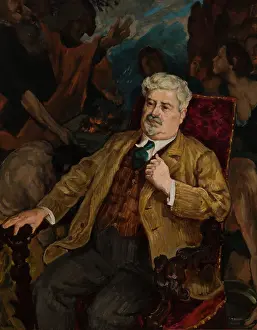 Chubby Prints: Portrait of Director Feliks Kopera, 1937. Creator: Fryderyk Pautsch