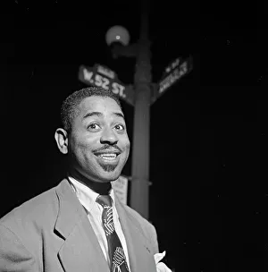 Bill Gottlieb Prints: Portrait of Dizzy Gillespie, 52nd Street