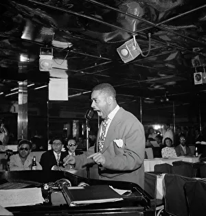 Downbeat Prints: Portrait of Dizzy Gillespie, Downbeat