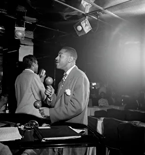 Night Life Prints: Portrait of Dizzy Gillespie, Downbeat