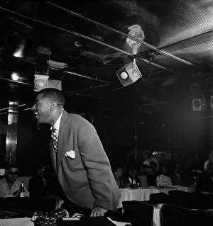 Night Life Prints: Portrait of Dizzy Gillespie, Downbeat