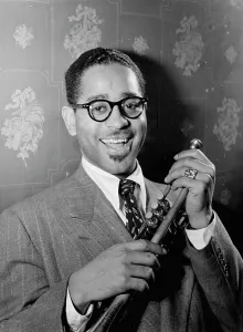 Famous Door Prints: Portrait of Dizzy Gillespie, Famous Door