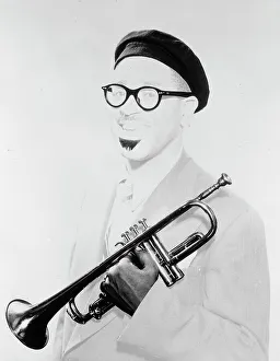 Portrait of Dizzy Gillespie, New York, N.Y. ca. May 1947. Creator: William Paul Gottlieb