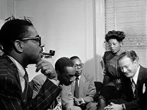 Gillespie Dizzy Prints: Portrait of Dizzy Gillespie, Tadd Dameron