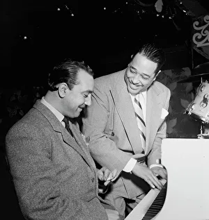 Aquarium Prints: Portrait of Django Reinhardt and Duke Ellington
