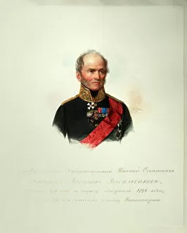 Portrait of Dmitri Vasilyevich Vasilchikov (1778-1859) (From the Album of the Imperial Horse Guards), 1846-1849