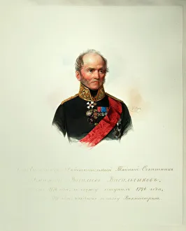 Portrait of Dmitri Vasilyevich Vasilchikov (1778-1859) (From the Album of the Imperial Horse Guards), 1846-1849 Portrait of Dmitri Vasilyevich Vasilchikov (1778-1859) (From the Album of the Imperial Horse Guards), 1846-1849