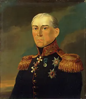 Dmitry I Prints: Portrait of Dmitry I. Pyshnitsky (1764-1844), 1833. Creator: George Dawe