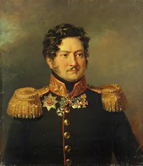 Dmitry Prints: Portrait of Dmitry L. Ignatyev (1771-1833), 1822. Creator: Workshop of George Dawe