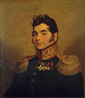 Dmitry Prints: Portrait of Dmitry M. Mordvinov (1773-1848), 1820. Creator: George Dawe