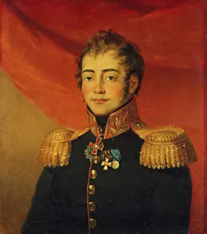 Sideburns Prints: Portrait of Dmitry P. Lyapunov (1775-1821), 1822. Creator: Workshop of George Dawe