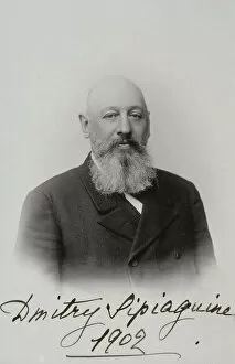 Bromide Photoprint Gallery: Portrait of Dmitry Sergeyevich Sipyagin (1853-1902), 1902. Artist: Levitsky, Sergei Lvovich