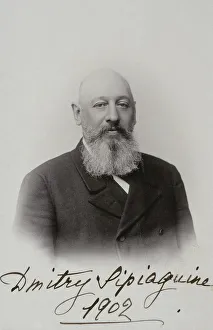 Sergei Lvovich 1819 1898 Gallery: Portrait of Dmitry Sergeyevich Sipyagin (1853-1902), 1902. Artist: Levitsky, Sergei Lvovich