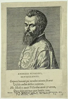 Zsamboky Janos Prints: Portrait of Doctor Andreas Vesalius of Brussels