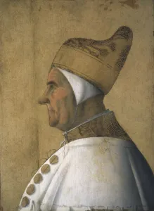 1480 Prints: Portrait of Doge Giovanni Mocenigo, c. 1480. Creator: Bellini, Gentile (ca. 1429-1507)
