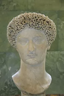 Portrait of Domitia Longina, wife of the Roman Emperor Domitian, late 1st century