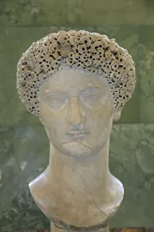 Domitian Prints: Portrait of Domitia Longina, wife of the Roman Emperor Domitian, late 1st century