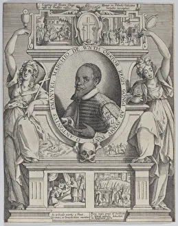 Ambassador Gallery: Portrait of Don Antonio Emanuel Marchio de Wnth, Ambassador to the King of the Congo, ... ca. 1608