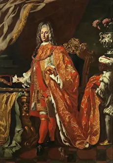 Portrait of Don Ferdinando Vincenzo Spinelli (1691-1753), Prince of Tarsia, 1741. Creator: Solimena, Francesco (1657-1747)
