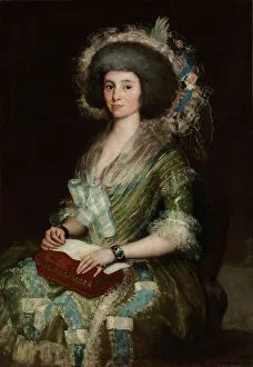 Portrait of Dona Manuela Camas, the wife of Cean Bermudez. Artist: Goya, Francisco, de (1746-1828) Portrait of Dona Manuela Camas, the wife of Cean Bermudez. Artist: Goya, Francisco, de (1746-1828)