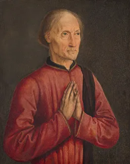 Dirck Bouts Collection: Portrait of a Donor, c. 1470 / 1475. Creator: Anon