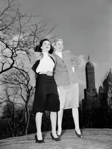 Central Park Prints: Portrait of Doris Day and Kitty Kallen