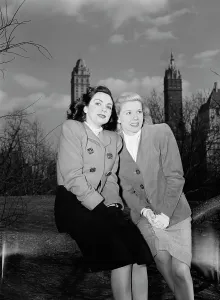 Central Park Prints: Portrait of Doris Day and Kitty Kallen
