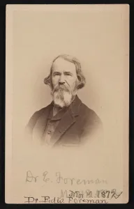 Portrait of Dr. Edward R. Foreman (1808-1885), March 12, 1872. Creator: John Goldin Portrait of Dr. Edward R. Foreman (1808-1885), March 12, 1872. Creator: John Goldin