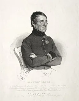Portrait of Dr. Jospeh Hauer. Creator: Joseph Kriehuber (German, 1800-1876)