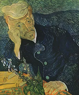 Vincent Prints: Portrait of Dr Paul Gachet, June 1890, (1947). Creator: Vincent van Gogh