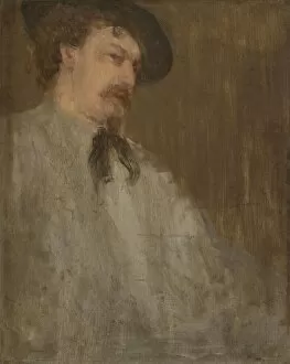 Oil On Panel Collection: Portrait of Dr. William McNeill Whistler, 1871 / 73. Creator: James Abbott McNeill Whistler