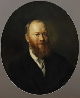 State Central Literary Museum Gallery: Portrait of the Dramatist Alexander Nikolayevich Ostrovsky (1823-1886), 1860s