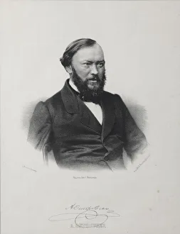 Portrait of the Dramatist Alexander Nikolayevich Ostrovsky (1823-1886), 1860s