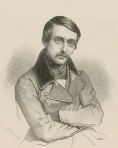 Marie Alexandre Menut 1812 1883 Prints: Portrait of the dramatist Auguste Anicet-Bourgeois (1806-1870)