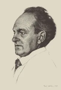 Orlik Prints: Portrait of the dramatist and novelist Gerhart Hauptmann (1862-1946)