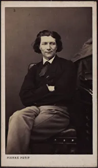 Petit Prints: Portrait of the dramatist Victorien Sardou (1831-1908), ca 1860